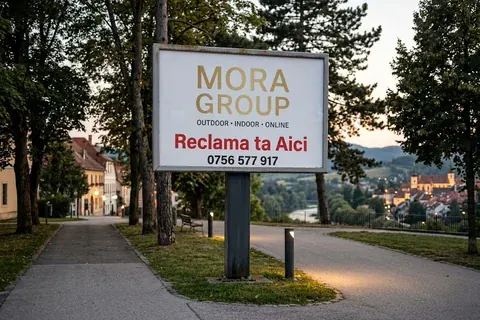 Panou publicitar stradal — inchiriere billboard outdoor Bucuresti, Mora Group